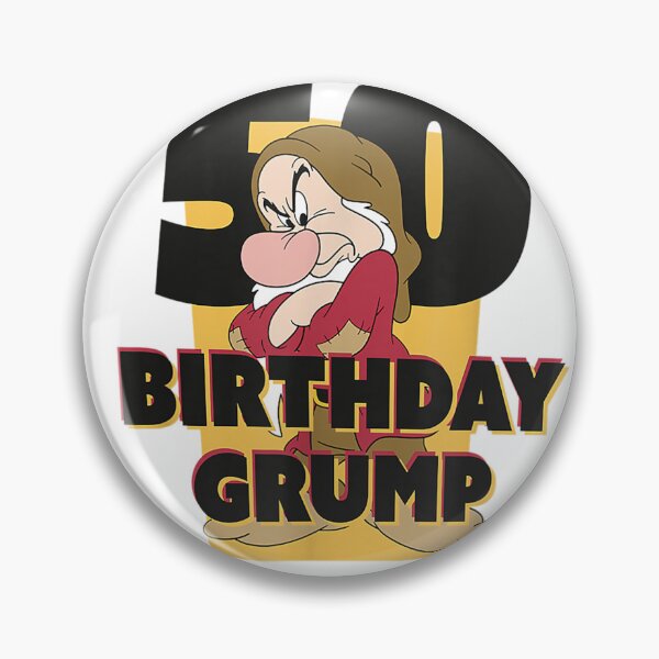 Item preview, Snow White Grumpy Fiftieth Birthday Grump designed and sold by BrendeAbelard.