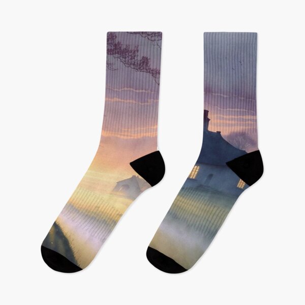 Item preview, Sunrise on a misty morning designed and sold by M-Y-A-R-T-.