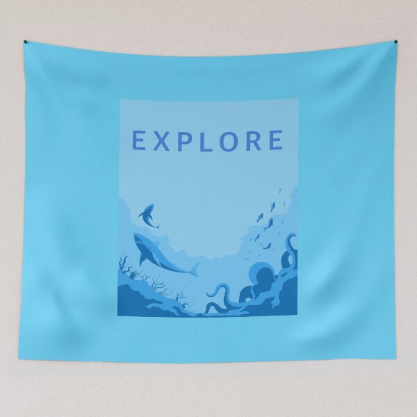 Item preview, Explore the deep sea designed and sold by Artsbykk.