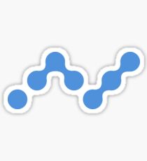Nano NANO Raiblocks XRB Crypto Currency Icon Sticker