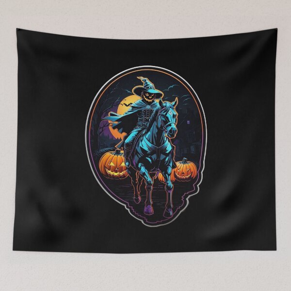 Item preview, Halloween Horseman With Pumkin, Halloween Horror Night 2023 designed and sold by Desfix.