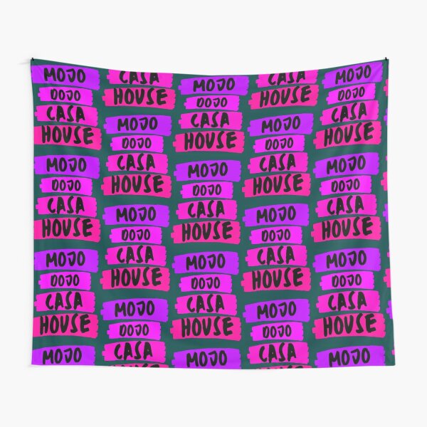 Sinsoledad Welcome To My Mojo Dojo Casa House tapestry Pink We Make This Mojo  Dojo Casa House A Mojo Dojo Casa Home Wall Decoration for Bedroom College  Dorm Party Decorations Merch Tapestry