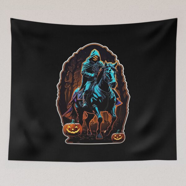 Item preview, Halloween Horseman With Pumkin, Halloween Horror Night 2023 designed and sold by Desfix.
