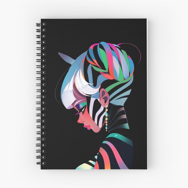 Item preview, Colourful Zebra Woman Portrait designed and sold by sμ (smew).