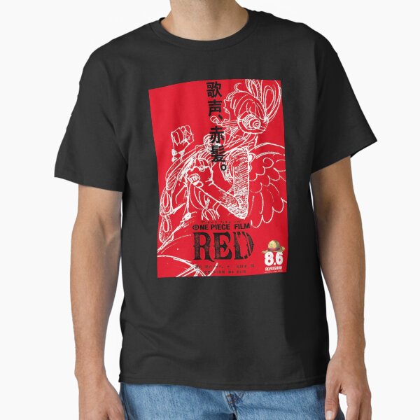 One Piece Film Red T-Shirts for Sale | Redbubble