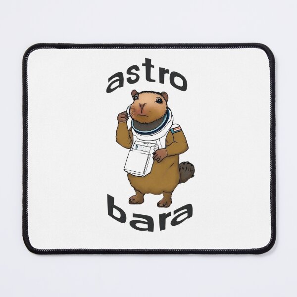 Item preview, Cute capybara as an astronaut, atro bara designed and sold by CuteCapybara.