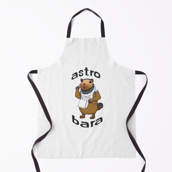 Aperçu de l'œuvre Capybara mignon en astronaute, atro bara créée et vendue par CuteCapybara.