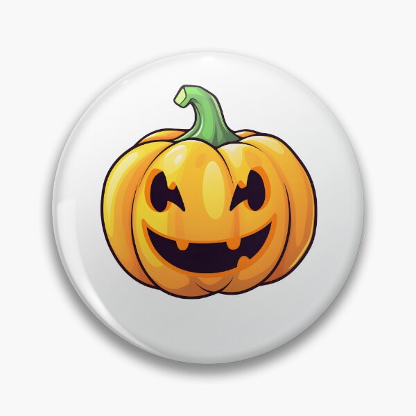Item preview, happy pumpkin halloween face designed and sold by Wickystickers.