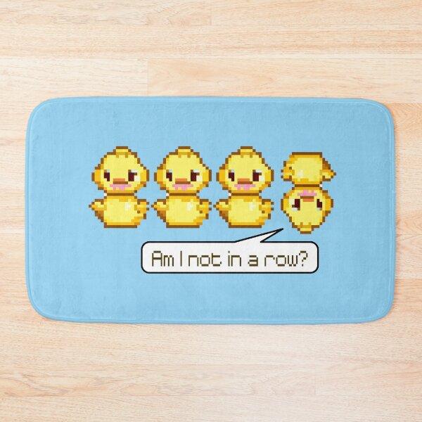 Item preview, Funny Yellow Ducks In A Row Pixel Art designed and sold by Puristock.
