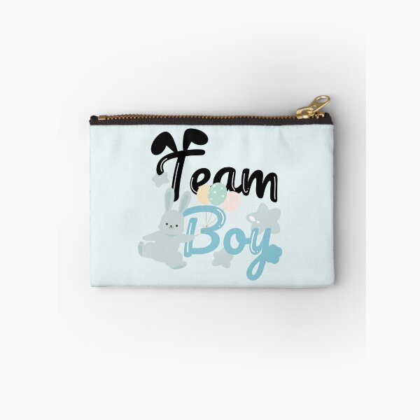 Item preview, Team Boy Gender Reveal Baby Shower party - kawaii cute bunny designed and sold by TNwandesignart.