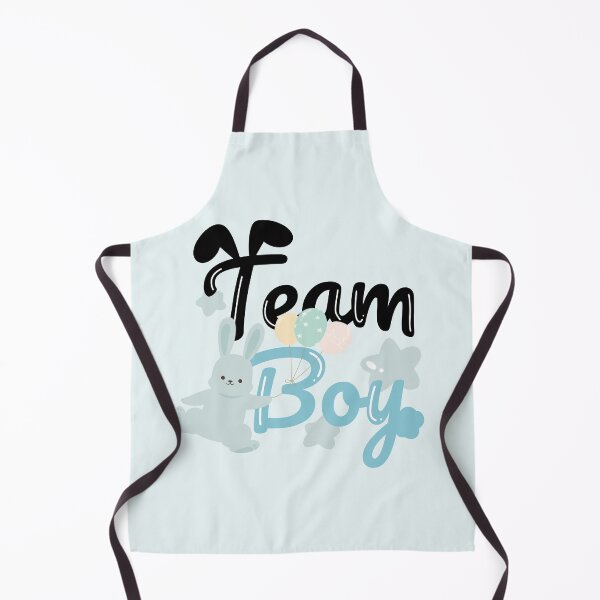 Item preview, Team Boy Gender Reveal Baby Shower party - kawaii cute bunny designed and sold by TNwandesignart.