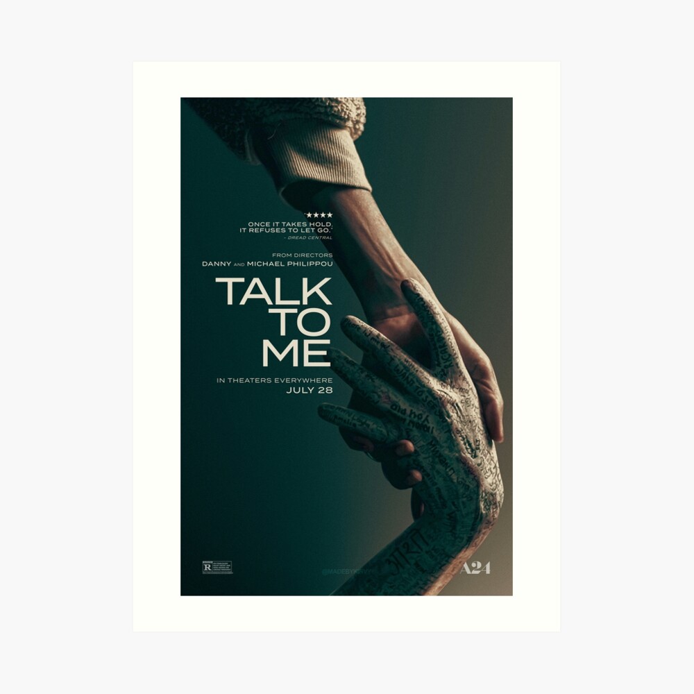Talk to Me Movie Poster 2023 - A24 - 11x17 Inches | NEW USA