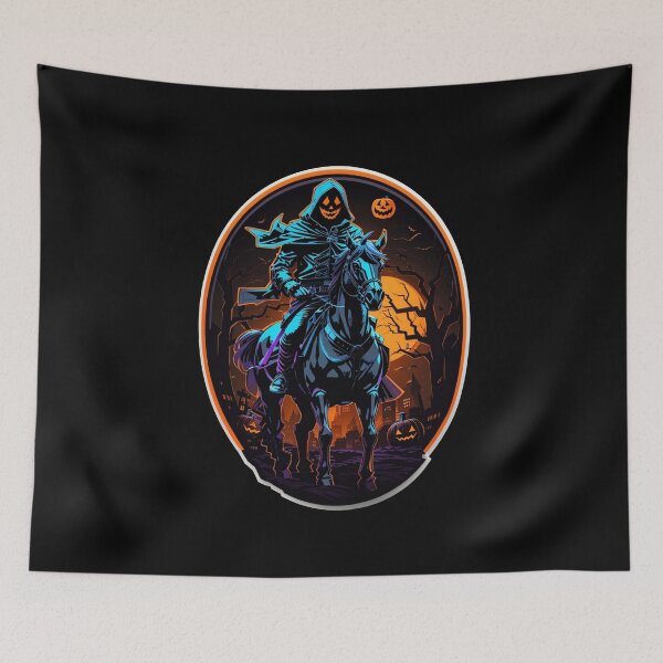 Item preview, Halloween Horseman With Pumkin, Halloween Horror Night 2023 designed and sold by Desfix.