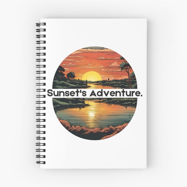 Aperçu de l'œuvre Sunset's Adventure, un coucher de soleil cool et comique créée et vendue par Rhmony.