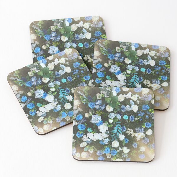 Item preview, Blue and White Flower Medley designed and sold by Colourful Wonderful.