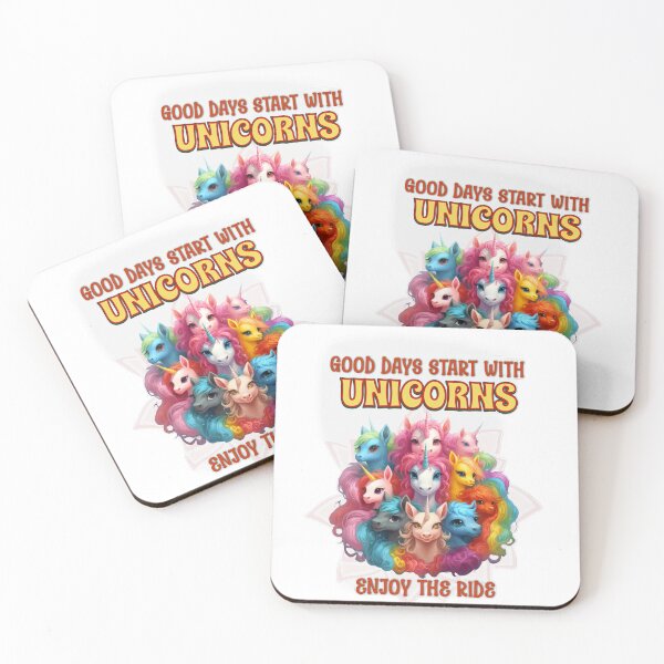 Item preview, Good Days Start with Unicorns designed and sold by Charlies-Artbox.