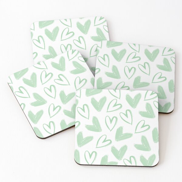 Item preview, cute green heart designed and sold by LUKaSUGaR.