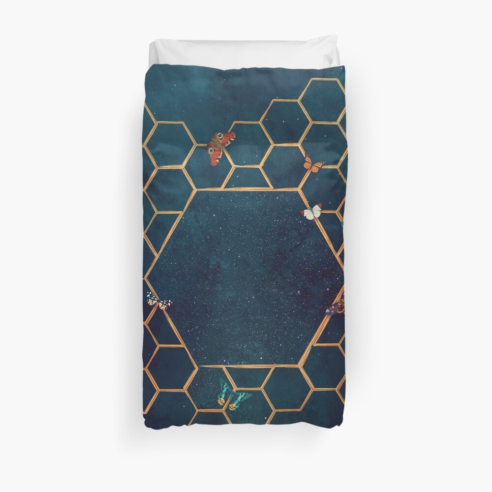 Butterfly invasion Duvet Cover