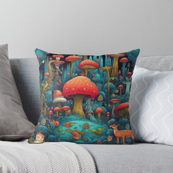 Item preview, Enchanting Cottagecore Mushroom Mug - Boho-Inspired Stoneware Cup with Colorful Interior for Magical Tea Parties designed and sold by Thehobbiehouse.