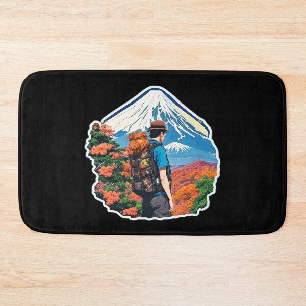 Item preview, Traveler Hiking on Beautiful Mount Fuji Japan designed and sold by Ridiculam Toga.