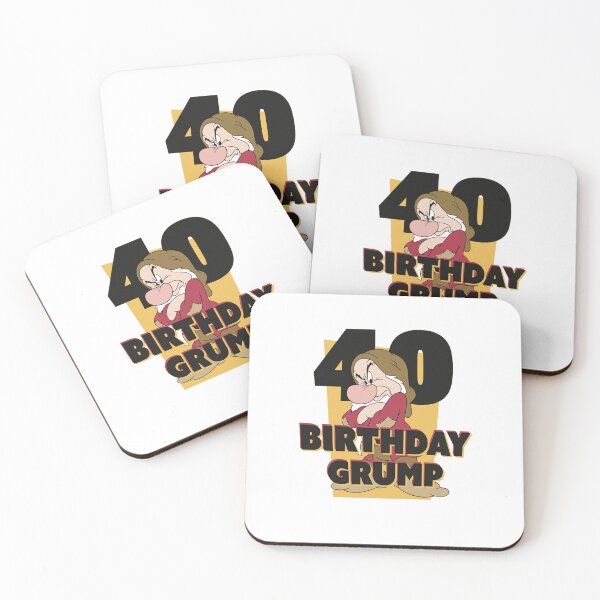 Item preview, Snow White Grumpy Fortieth Birthday Grump designed and sold by BrendeAbelard.