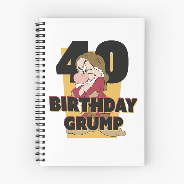 Item preview, Snow White Grumpy Fortieth Birthday Grump designed and sold by BrendeAbelard.