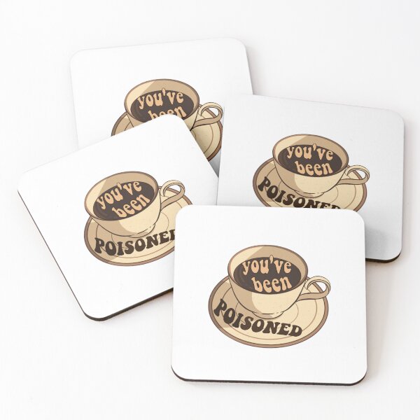 Item preview, you've been poisoned coffee cup designed and sold by stickersxbecca.