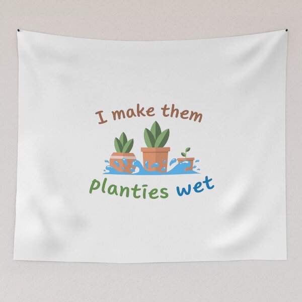 Item preview, I make them planties wet garden watering my plants designed and sold by noneko04.