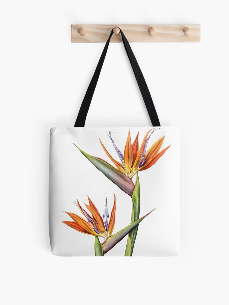 Bolsa de tela «Flor de ave del paraíso (Strelitzia reginae)» de  LynneHenderson | Redbubble