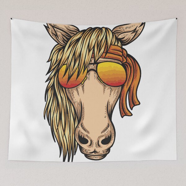 Item preview, Cool horse head with eyeglasses designed and sold by CyberWindow.