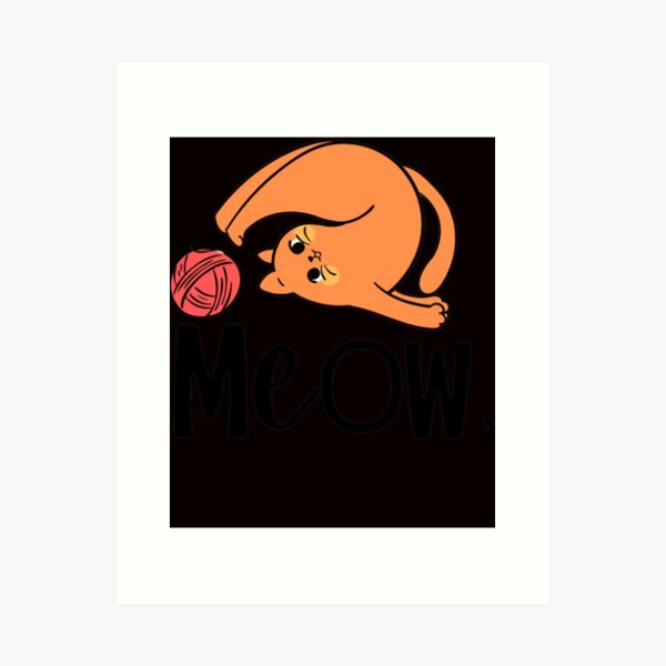 Cat's Meow Die Cut Sticker | Twenty6 Designs - Discover Unique Handwritten  Designs