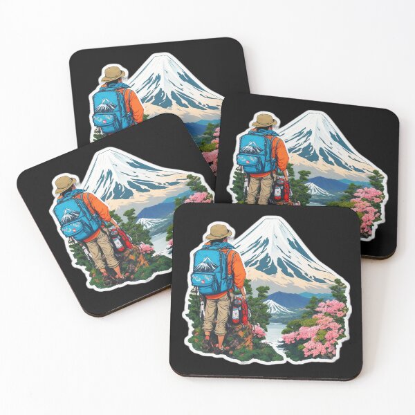 Item preview, Little Girl Hiking on Beautiful Mount Fuji Japan designed and sold by Ridiculam Toga.