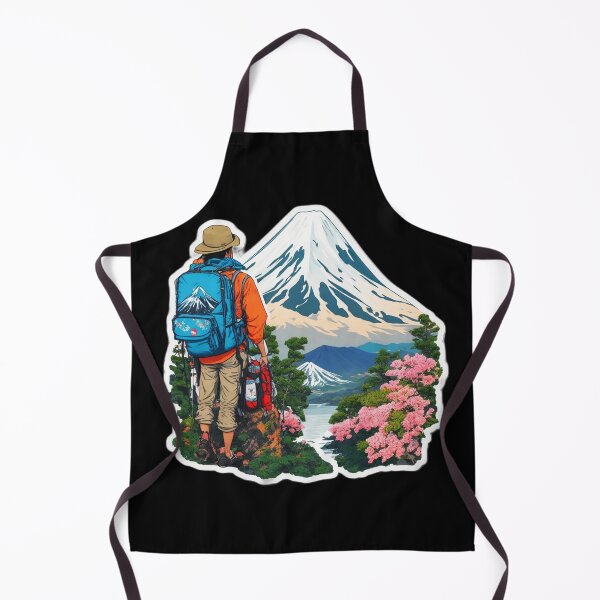 Item preview, Little Girl Hiking on Beautiful Mount Fuji Japan designed and sold by Ridiculam Toga.
