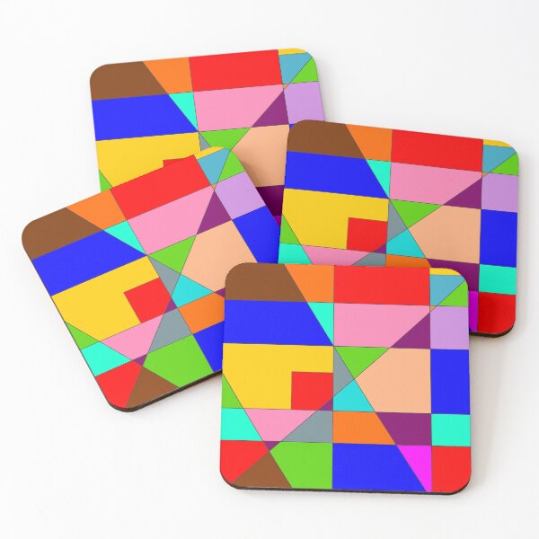 Item preview, Bright Straight Line Shapes designed and sold by FootprintDesign.