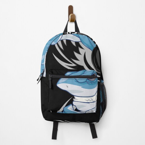 Item preview, Pool Shark Billiards Blue Great White Cartoon 8 Ball Graphic  designed and sold by ELSARESTEGAARD.