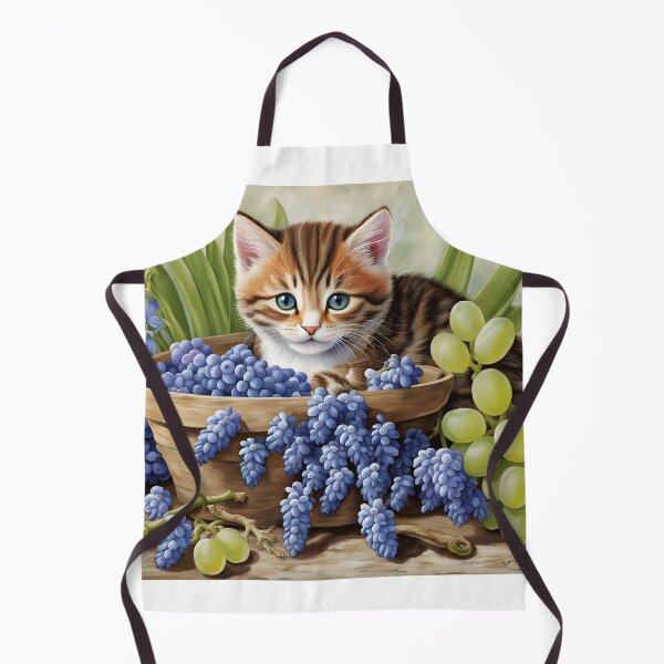 Item preview, Grape hyacinth Cat designed and sold by Everythingstakn.