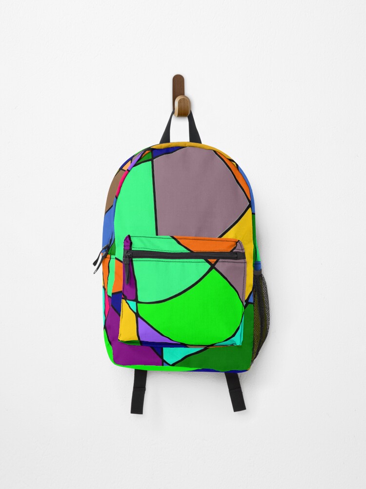 Thumbnail 1 of 3, Backpack, Random Bright designed and sold by FootprintDesign.