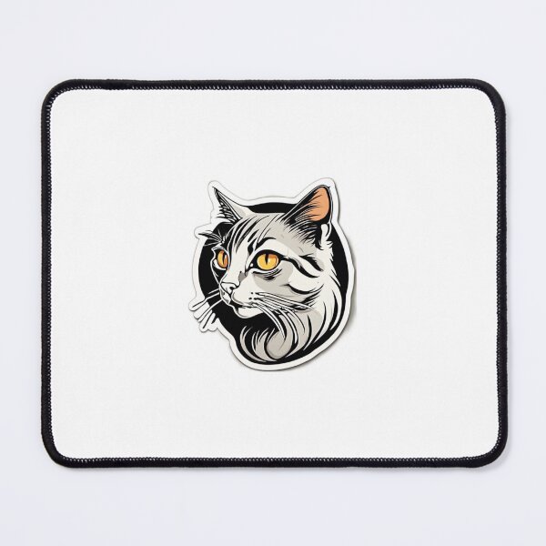 Item preview, Alabaster Elegance: Portrait of a White Cat designed and sold by centaurius21.