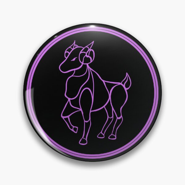 Item preview, Aries Black and Purple Retro designed and sold by MysticZodiac.