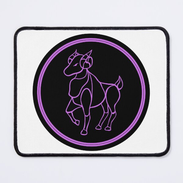 Item preview, Aries Black and Purple Retro designed and sold by MysticZodiac.