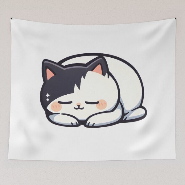 Item preview, Sleeping Kitty #1 designed and sold by ZetsIsAwesome.