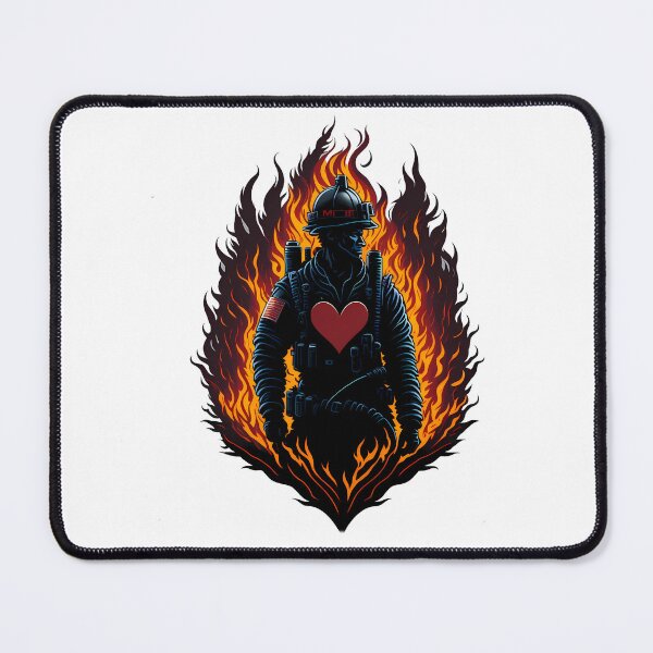 Item preview, Volunteer Fire Department Heart of Fire designed and sold by TaevasDesign.