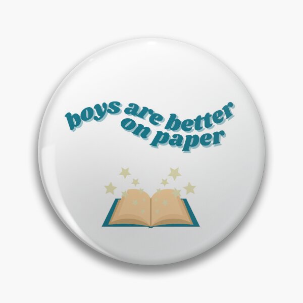 Item preview, boys are better on paper sticker designed and sold by Jules :).