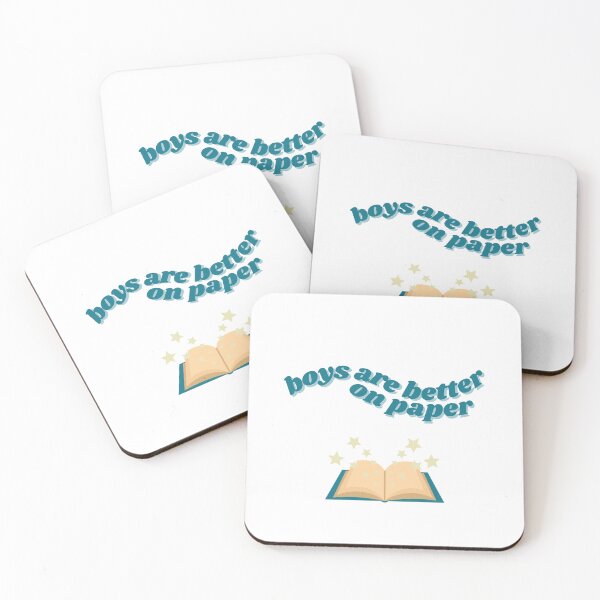 Item preview, boys are better on paper sticker designed and sold by Jules :).