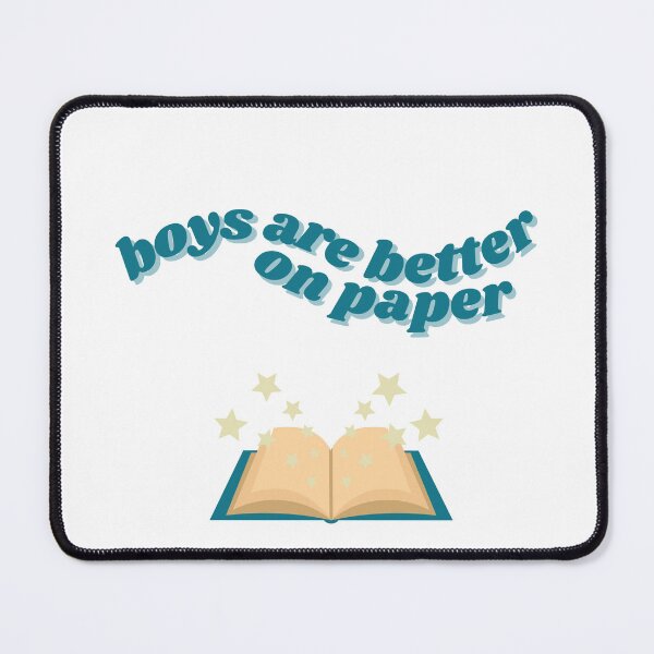Item preview, boys are better on paper sticker designed and sold by Jules :).