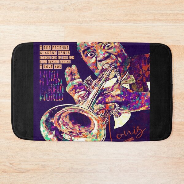 Item preview, Louis Armstrong What a Wonderful World designed and sold by Sylvanny.