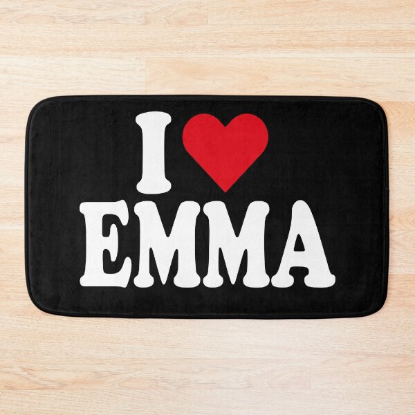 Artikelvorschau, Ich liebe EMMA, personalisierter Name, Geburtstagsanhänger, Familienname, EMMA, Mädchen, individueller Name, Vorname, Nachname entworfen und verkauft von HalloweenGift.