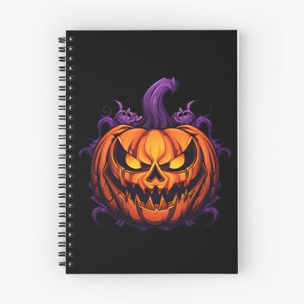 Item preview, scary demonic pumpkin face  designed and sold by Wickystickers.