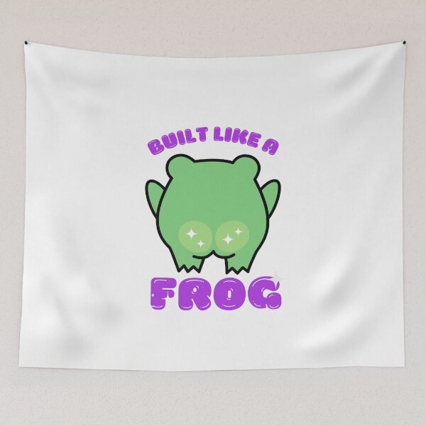 Item preview, Built Like A Frog Butt Cute y2k Funny designed and sold by pymony.