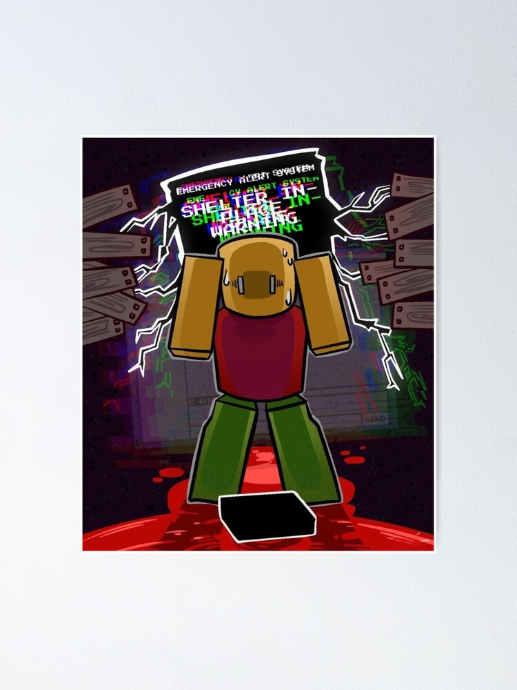 Psst, screech roblox doors  Poster by doorzz